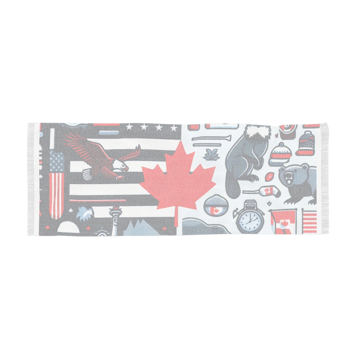 Cozy Canadian Light Scarf – Stylish Canada-Inspired Design